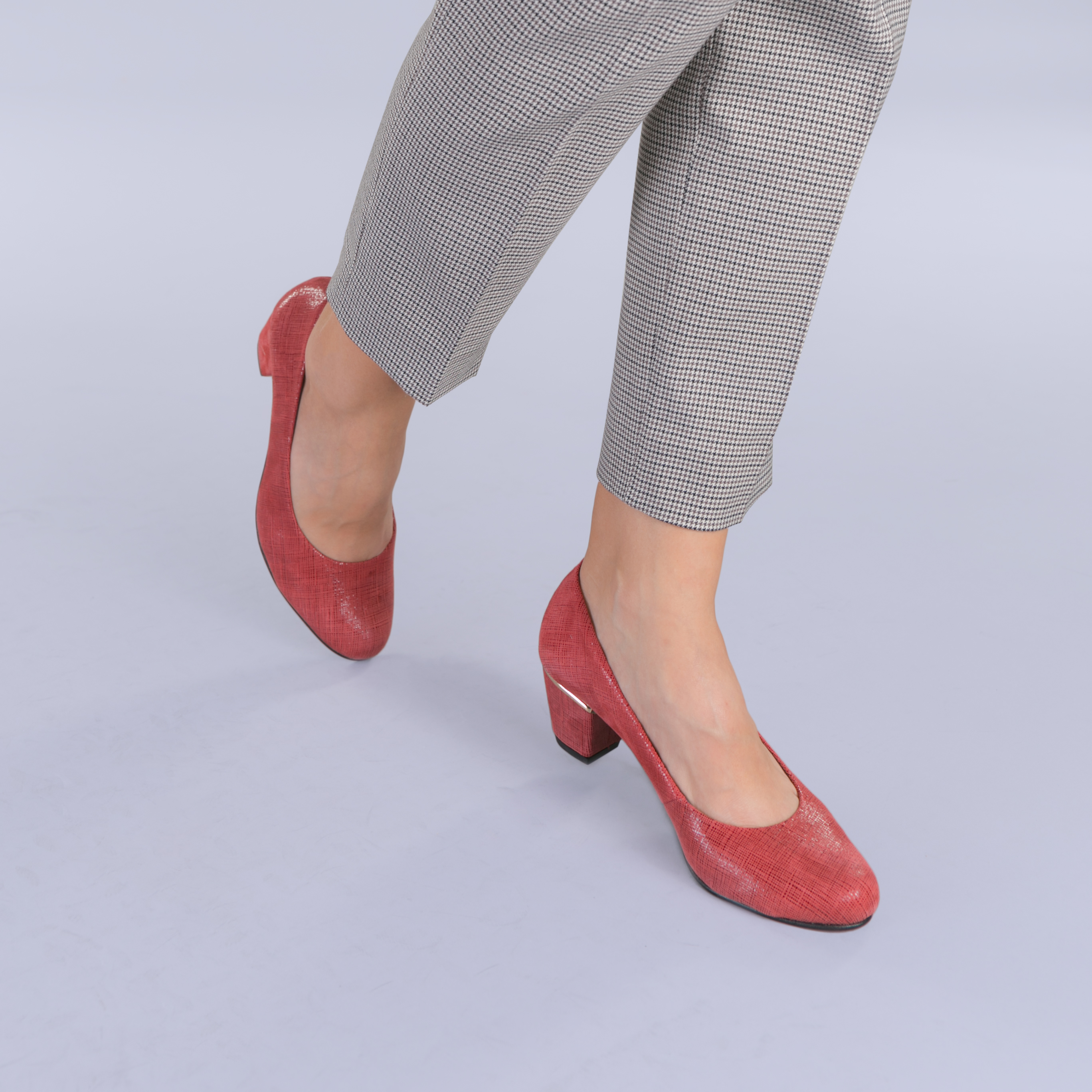 Pantofi dama piele Rubin rosii - Kalapod.net